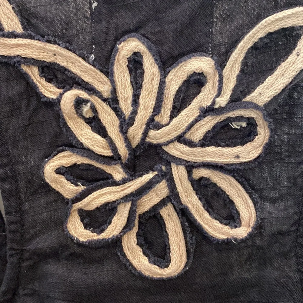 MudPie Racerback coverup black-tan - Picture 4 of 5